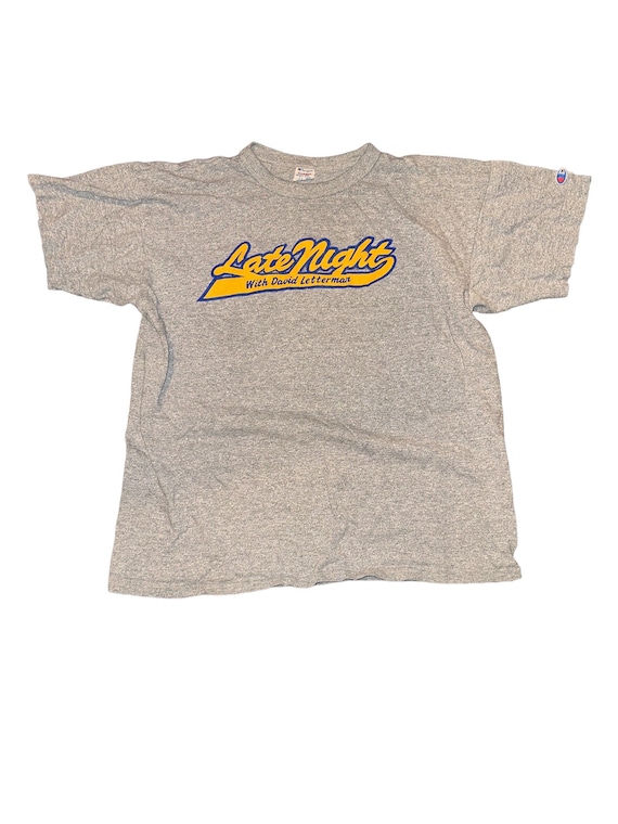 Vintage 80s Champion Late Night With David Letterman Talk 
