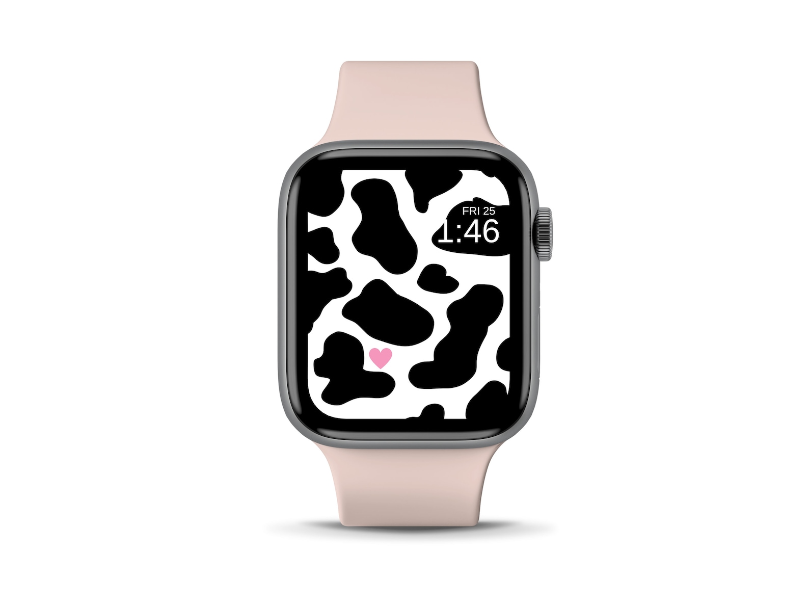 Cow Print Wallpaper for Apple Watch, Digital Download is Easy to