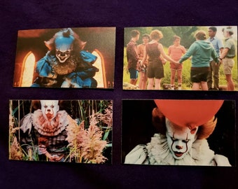Pennywise magnet set Stephen King's It horror movie refrigerator magnets kitchen office decor gift for him or her evil clown gothic magnets