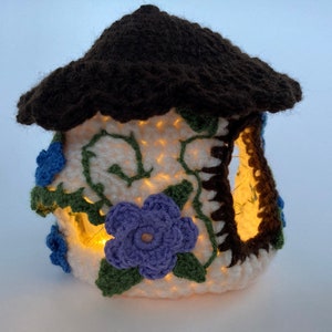 Tiny Lighted Fairy House Crochet Pattern Instant Download