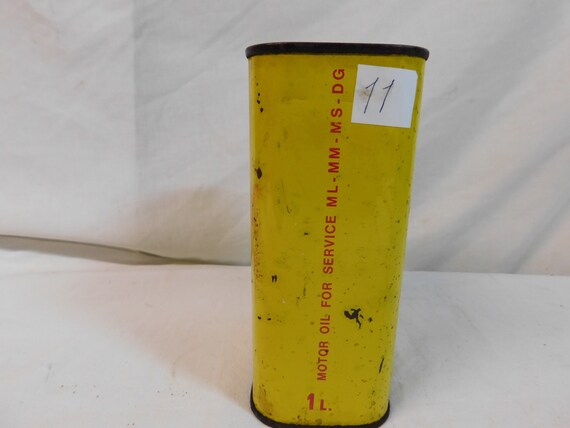 Original Vintage Shell X100 1l Oil Can X1full Unopened Etsy