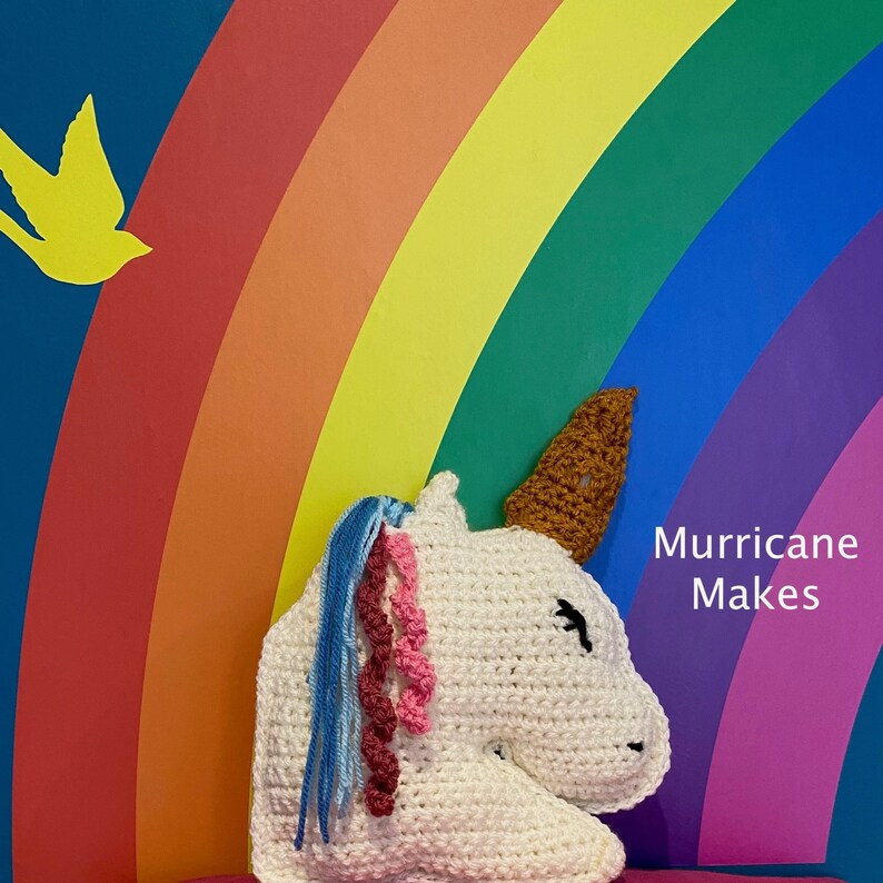 Unicorn Plushie Crochet Pattern Beginner's Crochet Unicorn Teddy