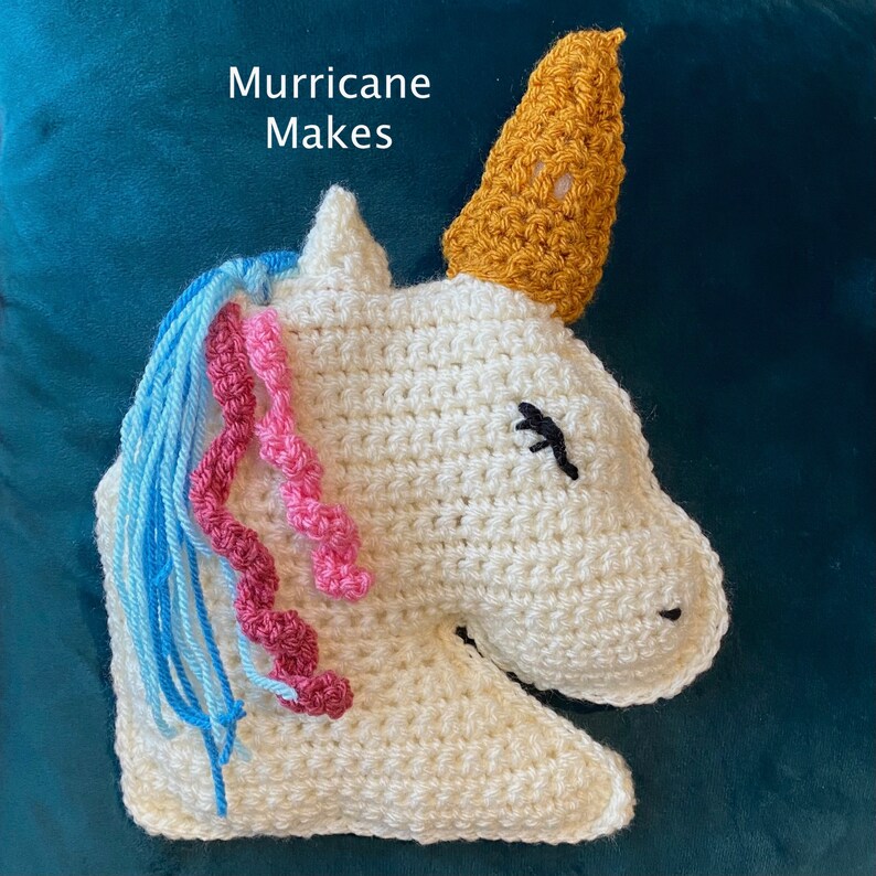 Unicorn Plushie Crochet Pattern Beginner's Crochet Etsy