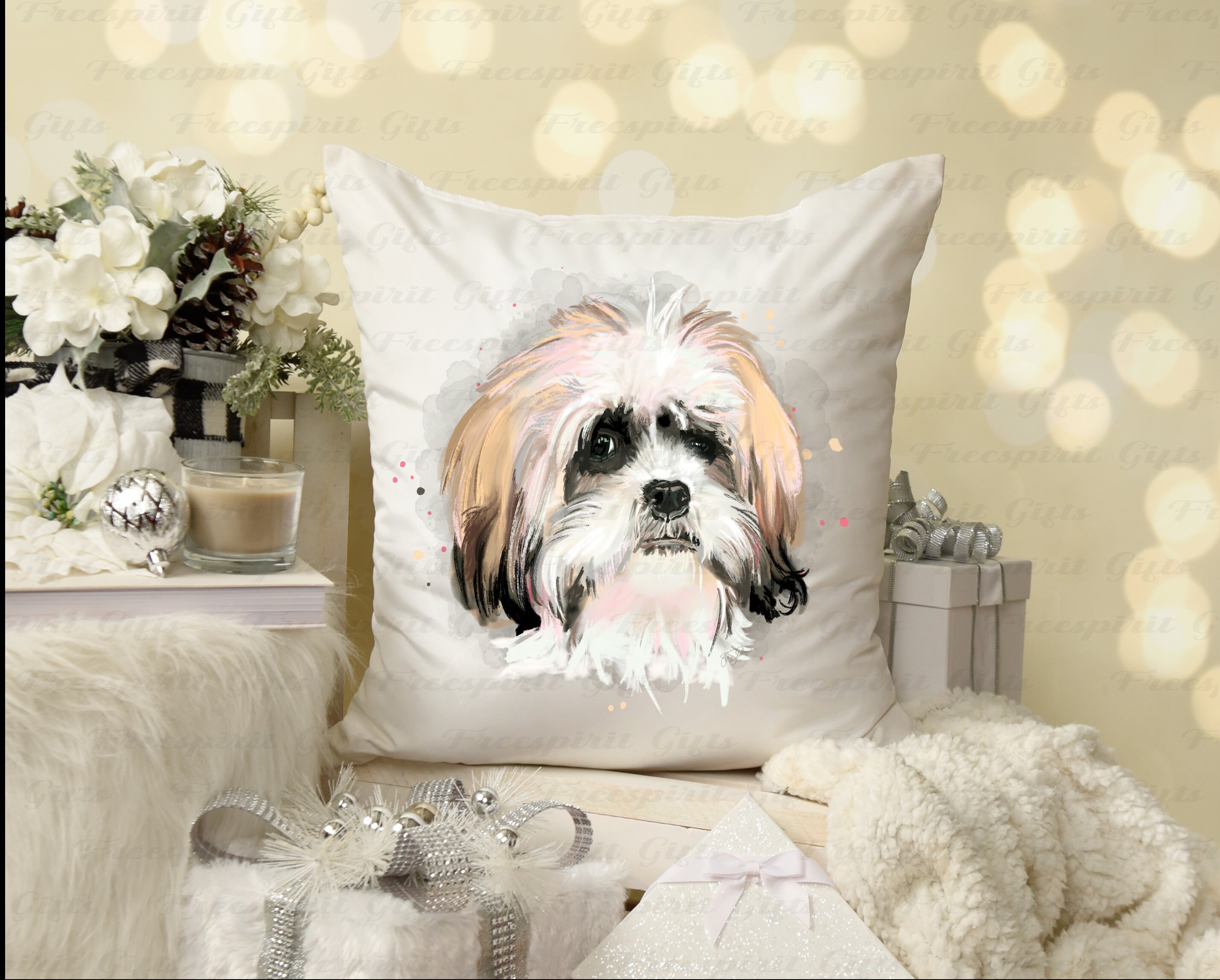Shih tzu cushion covers cheap