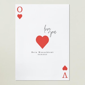 Modèle de carte de poker personnalisée – Téléchargement numérique (PDF)
