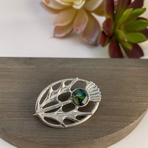 Modern Scottish Thistle Brooch