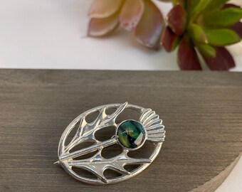 Modern Scottish Thistle Brooch