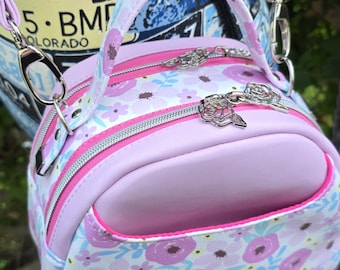 Rose crossbody purse