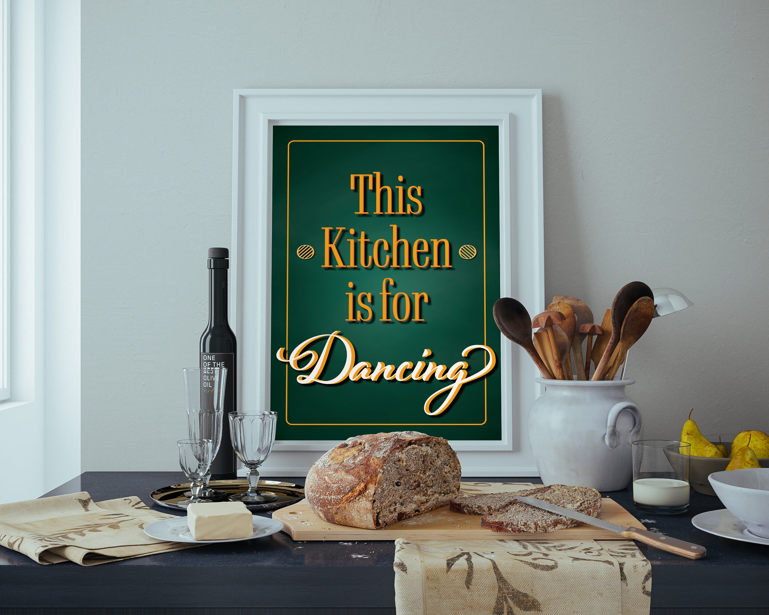 Fun House Tile - Kitchen is for Dancing
