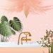 Pink Bathroom PRINTABLE, Bathtub Art, Flower Art, Botanical Plant Print ...