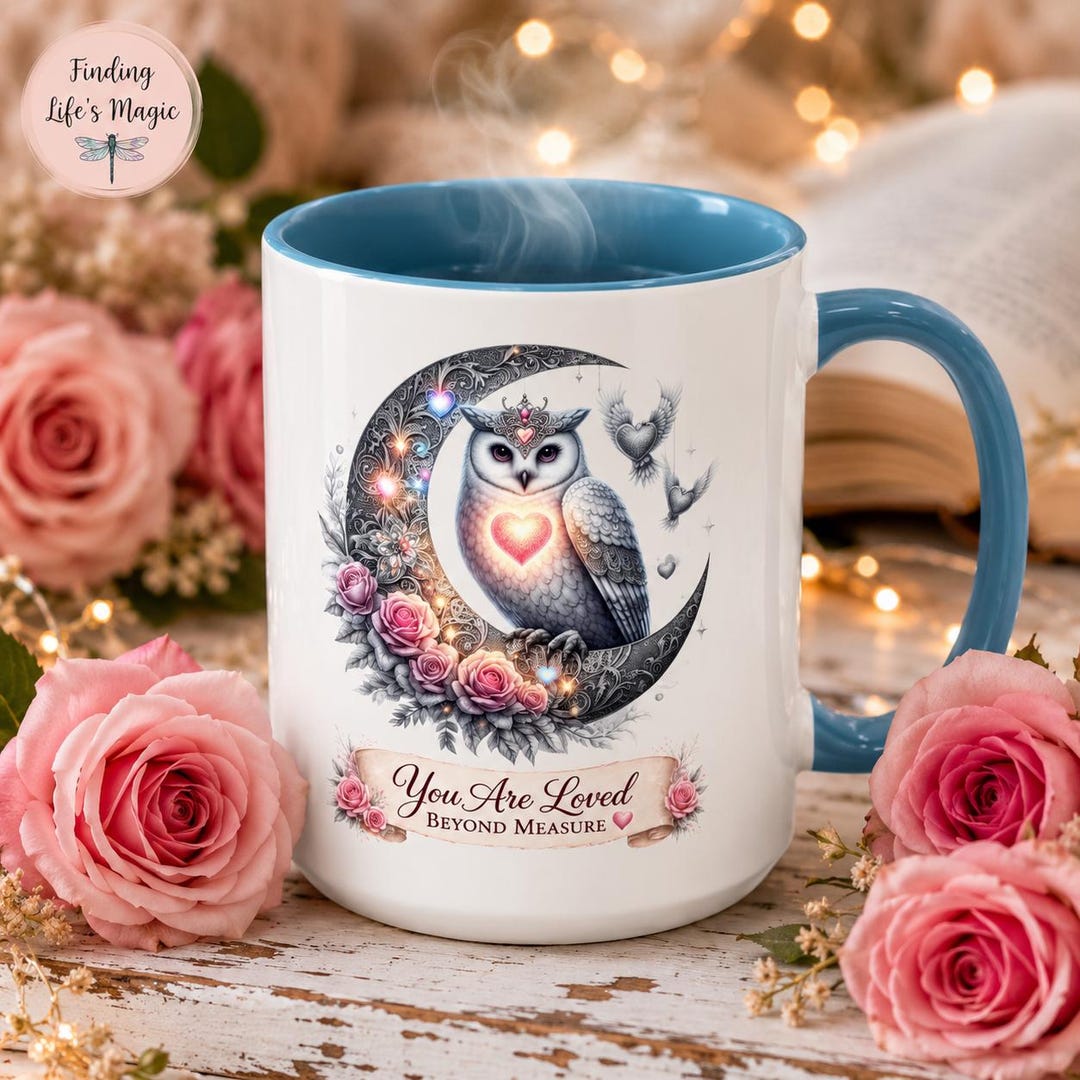 You Are Loved Mystical Owl Mug