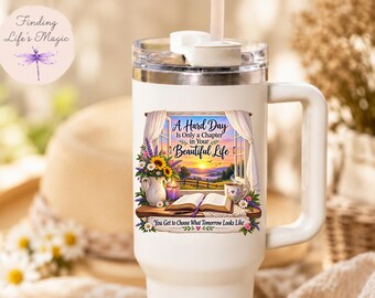 Encouragement Tumbler, Mental Health Gift, Daily Inspiration, Gift For Best Friend, Inspirational Tumbler, Tomorrow Will Be Better, Cheer Up