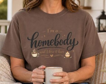 Homebody Shirt, I'd Rather Be Home Shirt, Cozy Comfort Colors Tee, Introvert Shirt, Home Is My Happy Place, Gift for Her
