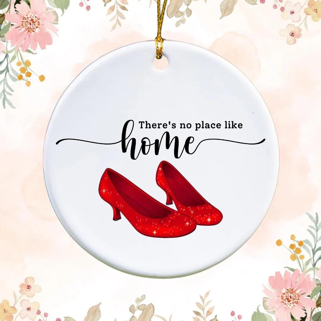 Ruby Red Slippers Ornament, Wizard of Oz Movie Fan Gift, Nostalgic ...