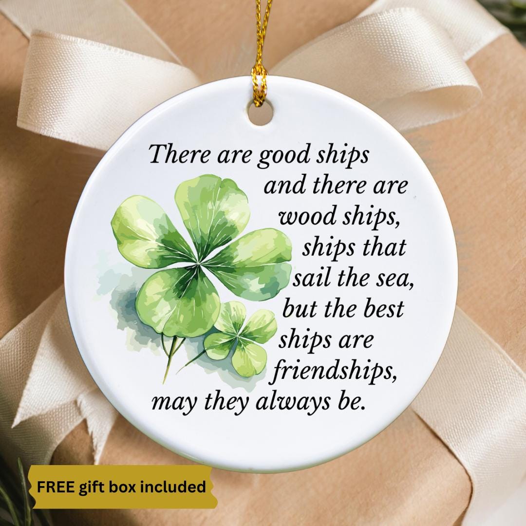 Irish Blessing Friendship Ornament