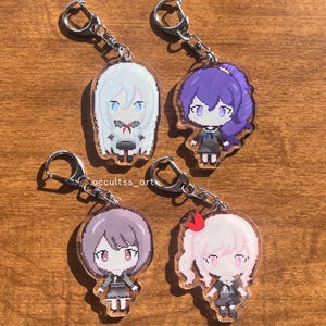 nightcord at 25 keychains (2.5” project sekai)