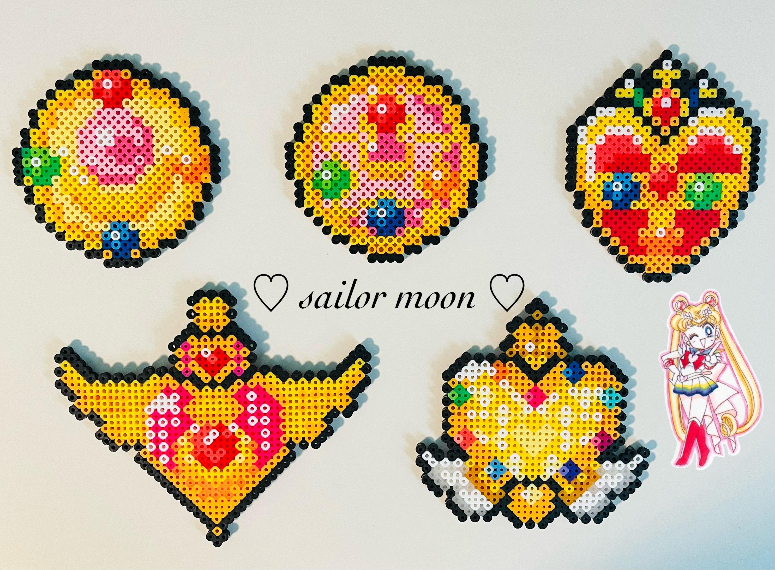 Sailor Moon Disguse Pen Perler Bead Pattern, Bead Sprites