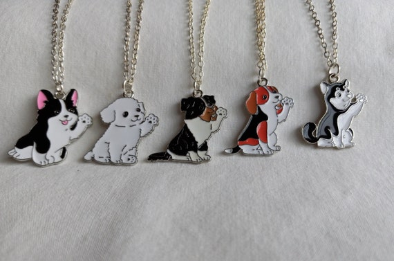 Cute dog hotsell necklaces
