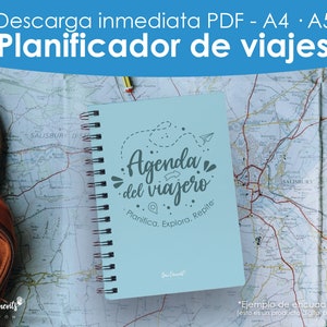 Printable Travel Planner / Digital Traveler's Agenda / Vacation Planner / PDF Travel Journal / Travel Organization