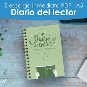 Printable Reader's Diary - PDF Reading Planner - Book Log and Reviews - Digital Reading Journal