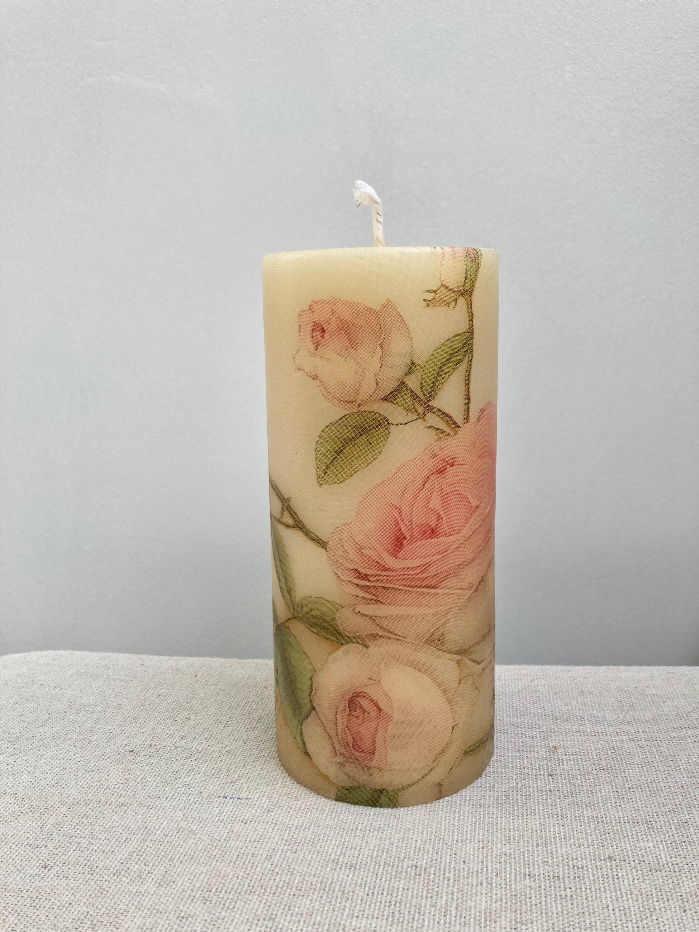 Beeswax Rose Ball Candle – Small - Flights of Fancy HBC