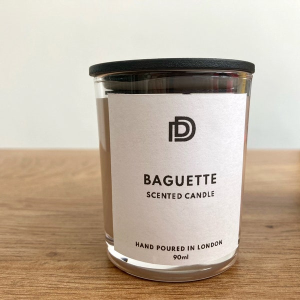 Baguette -Baked Bread- Duftkerze -Made mit Kokosnuss Raps Natur Wachs-