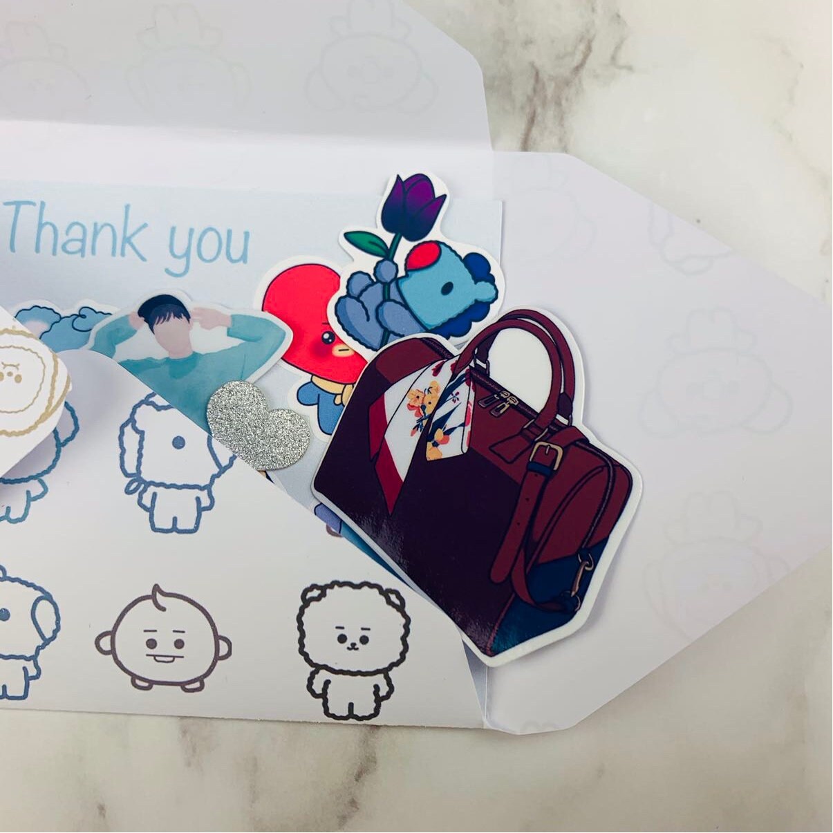 BTS V Mute Boston Bag Artist Made Collection - Etsy