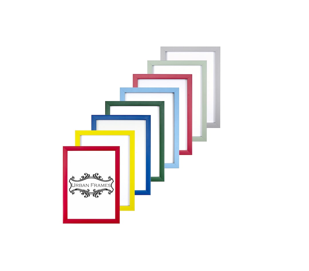 Colour Range Photo Frame Rainbow Picture Frame Red Blue Yellow Green ...