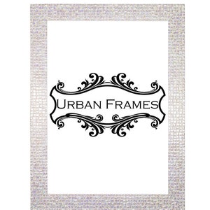 Flat Bright/Mirror effect/ Mosaic Picture Picture Frame photo frames, Poster Frame Gold , Black , Silver , Bronze A1/A2/A3/A4/A5 Pearl White