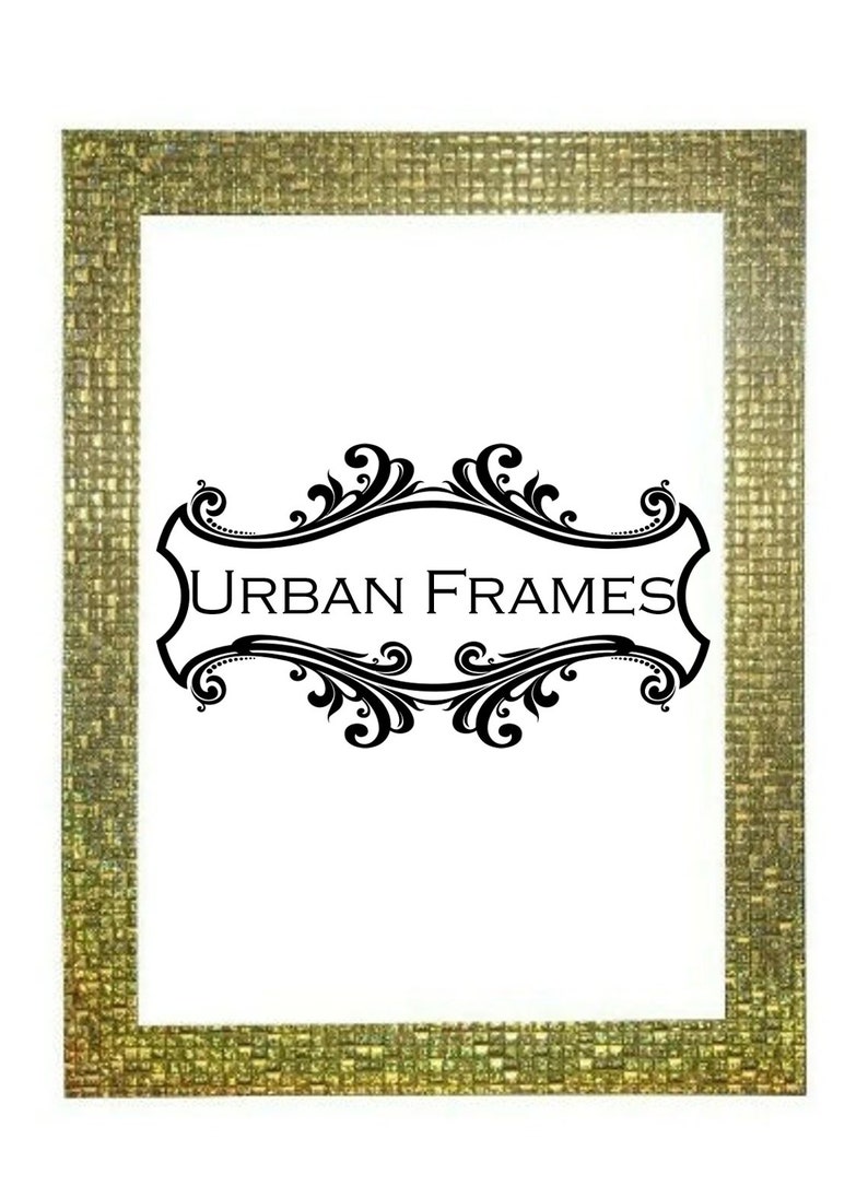 Flat Bright/Mirror effect/ Mosaic Picture Picture Frame photo frames, Poster Frame Gold , Black , Silver , Bronze A1/A2/A3/A4/A5 Gold