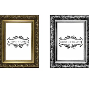 Baroque Style Ornate Swept Picture Frame Antique Shabby Chic Picture frame photo frames Gold & Silver A1/A2/A3/A4/A5