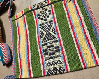 medicine bag handwoven kinsa kocha community mountains peru inka symbology