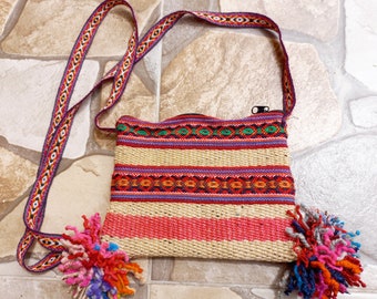 medicine bag small for rapeh or macrame handwoven alpaca wool handwoven