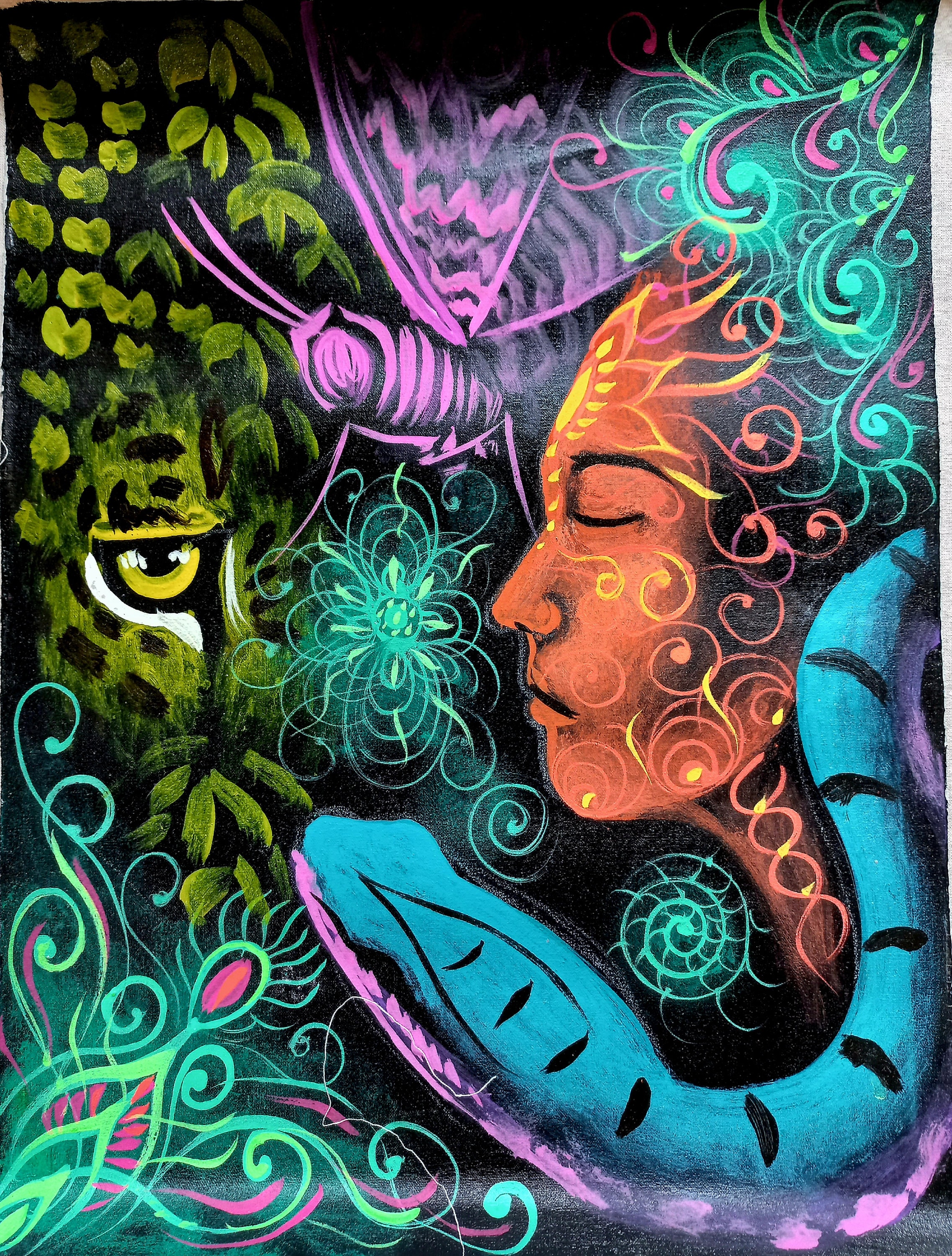 y*7様 「 未来を紡ぐ蛇 」｜絵画 原画 抽象画 絵 動物画 ドローイング 画 il_fullxfull.4715700258_89r6.jpg