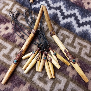 tepi kuripi set palo santo turquase stone and ayahuasca capi piece snake image 1