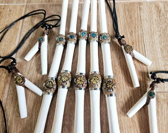 conjunto tepi kuripi hueso lama selva peruana ayahuasca y piedra turquesa