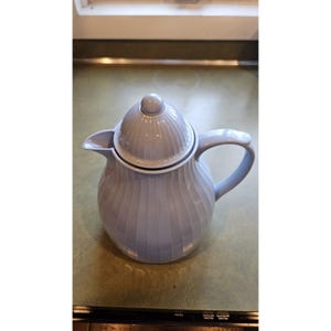 Crown Corning VTG THERMIQUE 1-Qt Thermal Carafe Server ~ Cornflower Blue