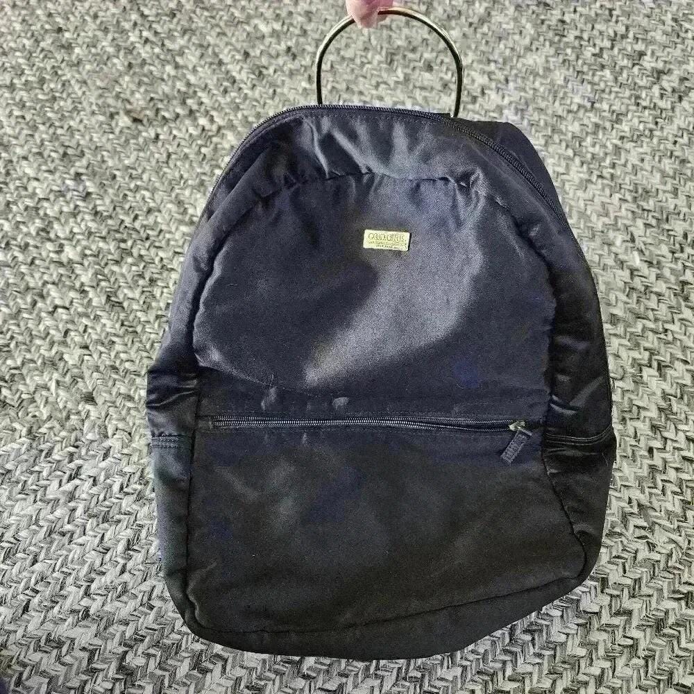 Carolina Herrera Backpack Good Girl Black Satin Gold Hardware‎ Ladies Backpack Carolina Herrera Backpack Good Girl Black Satin Gold  main image 4