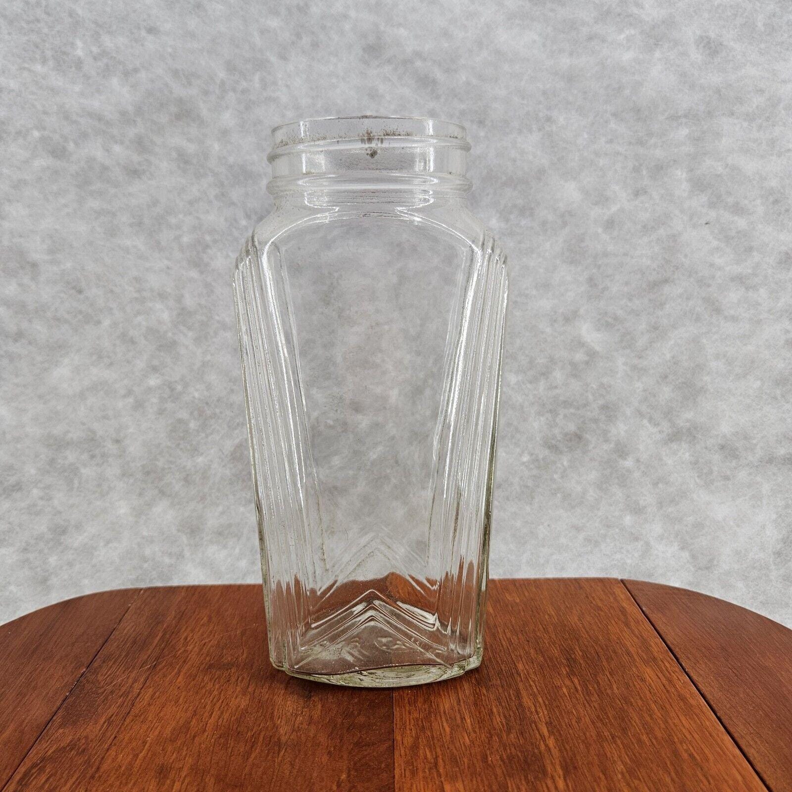 Hazel atlas clear glass jar - Etsy 日本