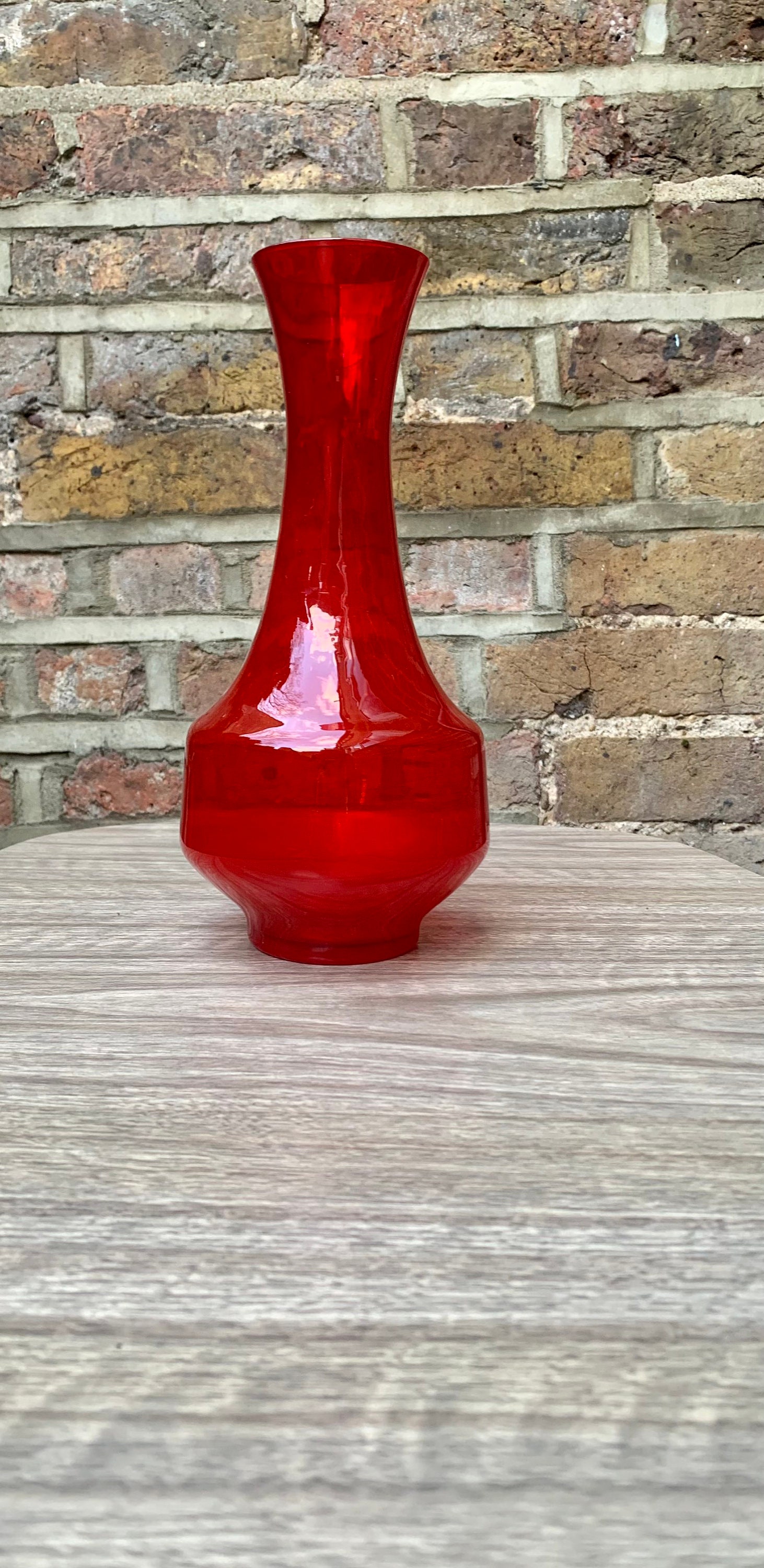 Bond Ware Japanese Vase Labelled Stunning Coloured Glass Etsy