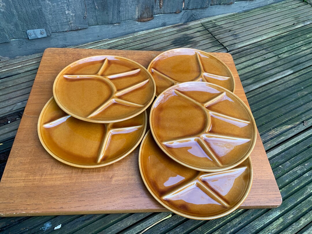 1960s Oeuvre Plates Nibble Plate Rain Deer Plates Olive Plates Etsy