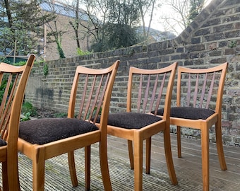 Mid Century set of 4 dining chairs