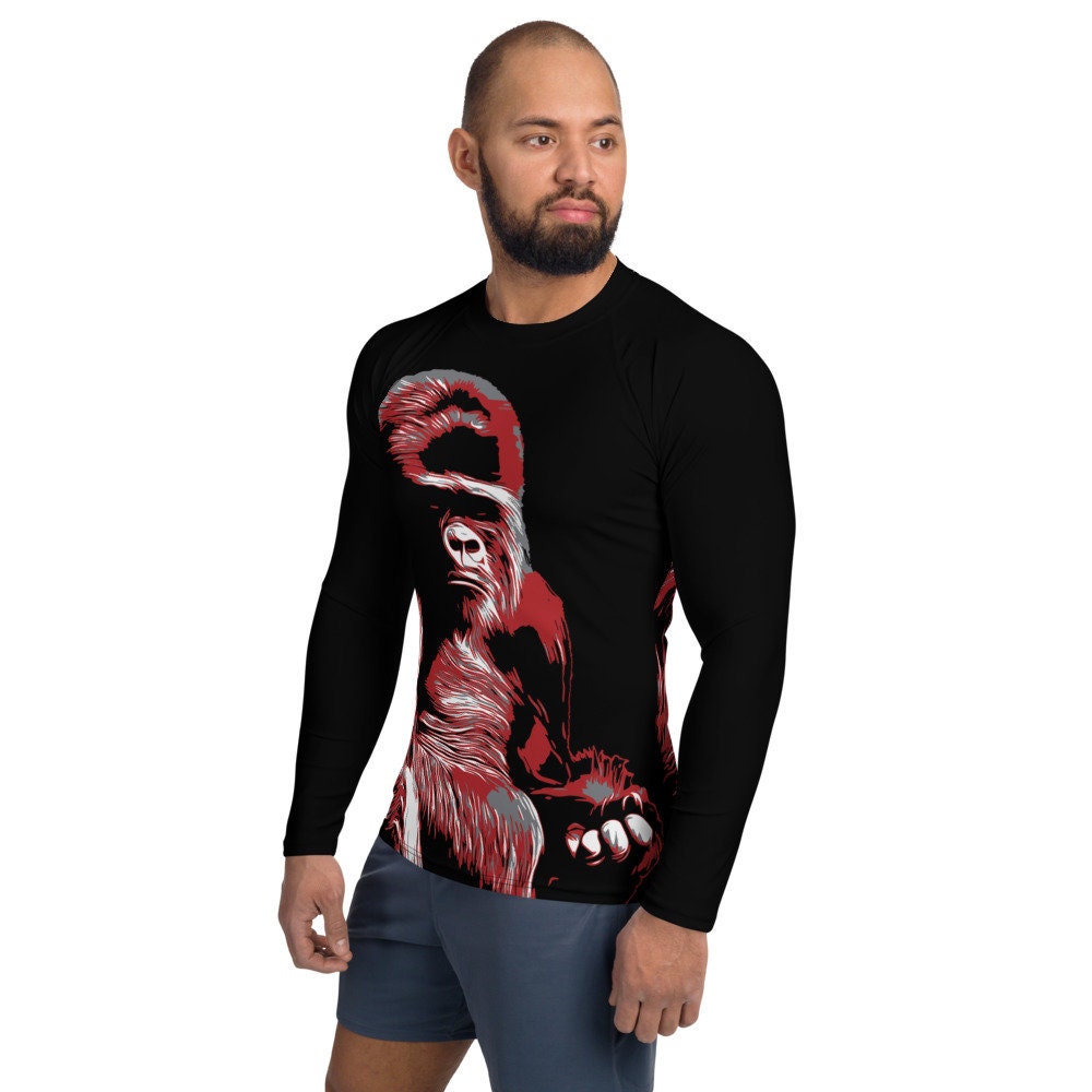 Men's Gorilla BJJ, Surfing Rash Guard - Etsy