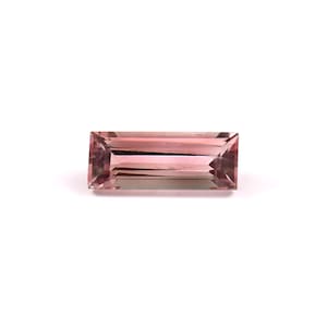 AAA Best Quality Pink Tourmaline Baguette Shape 3.20X8.10 MM Natural Tourmaline 0.60ct Faceted Tourmaline For Jewelry Making Loose Gemstone