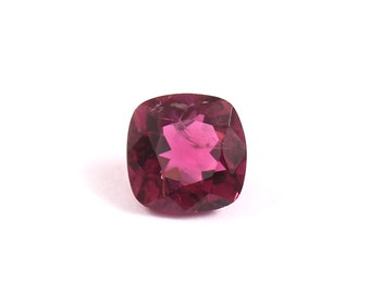AAA Beste Qualität Turmalin Kissen Form 100% Natur 7mm Rosa Turmalin 1.40ct HandgemachtEs Geschenk für Sie Turmalin Lose Edelstein