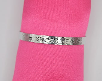 Valentine "Sweet Pea" bracelet