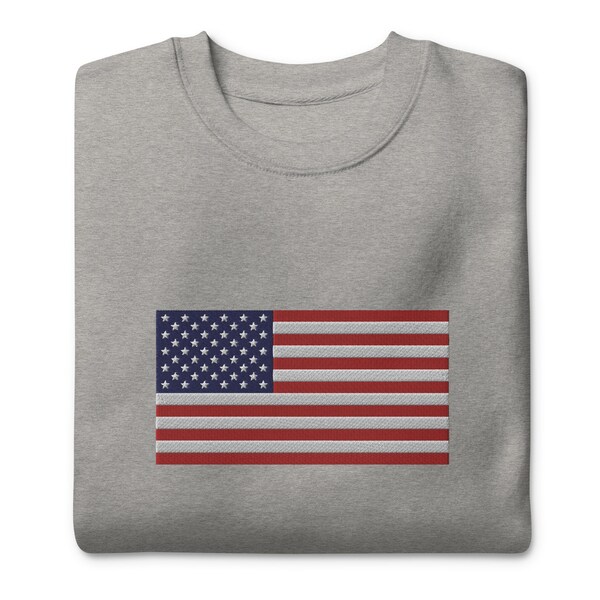 Vintage Ralph Lauren embroidered American flag tee 💐 main image 1