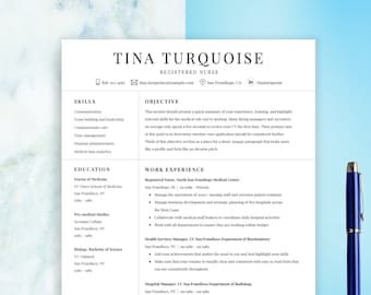 Szablon CV pielęgniarki – profesjonalny projekt CV (do pobrania w wersji cyfrowej)