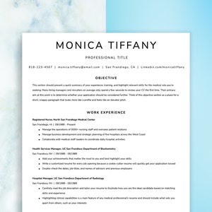 CV Template Professional - Paquete de plantillas de currículum vitae - Plantilla de currículum de Google Docs - Descarga digital