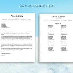 Google Docs Resume Nursing Resume Template CV Template Word Digital Download Compatible with Apple Pages and Word Docs image 5